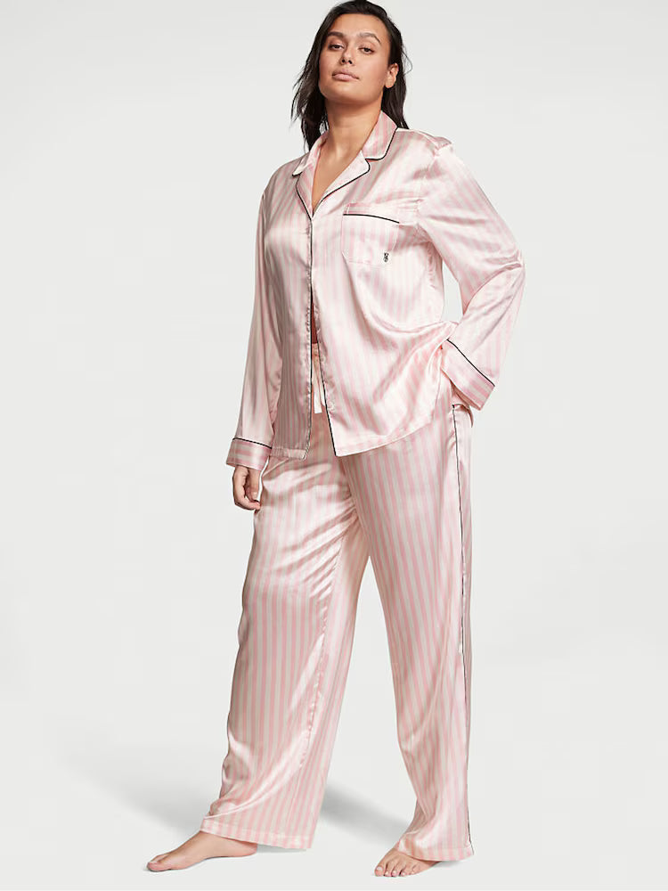 Long DreamLuxe Classic V.Secret Striped Pajama